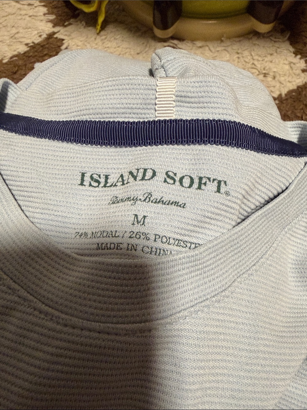 Tommy Bahama Light Blue Crewneck Sweater